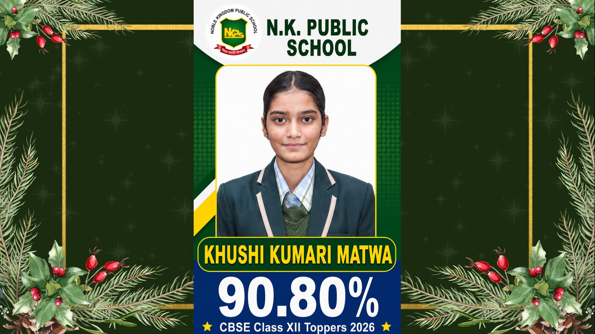 TOP SCHOOL RANKERS OF CLASS XII CBSE EXAM 2026